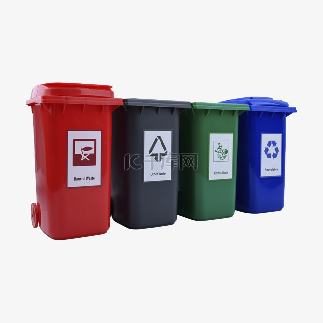 垃圾桶卫生容器塑料分类