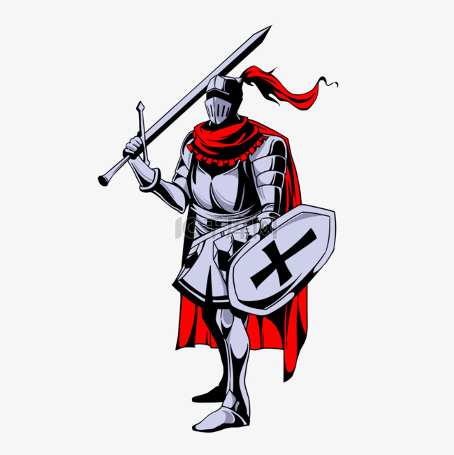 中世纪贵族士兵骑士