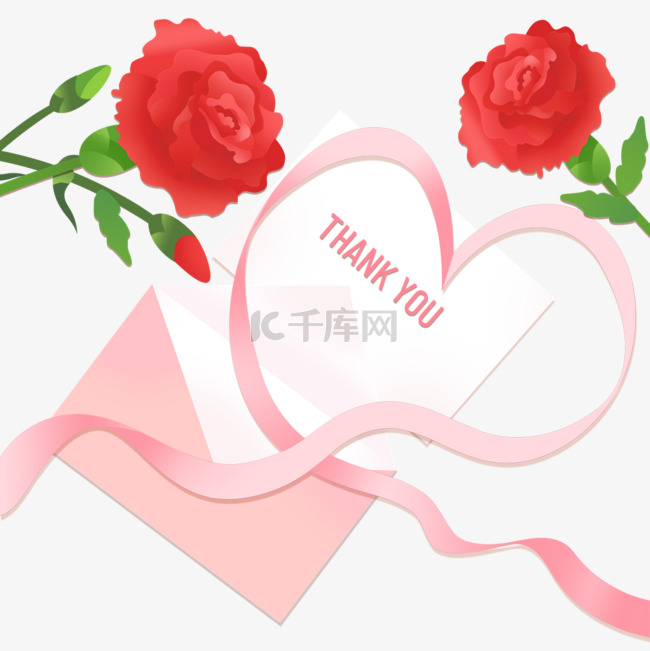 粉色丝带红玫瑰韩国花卉感恩月