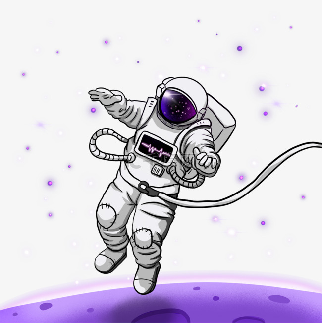 紫色星球宇航员