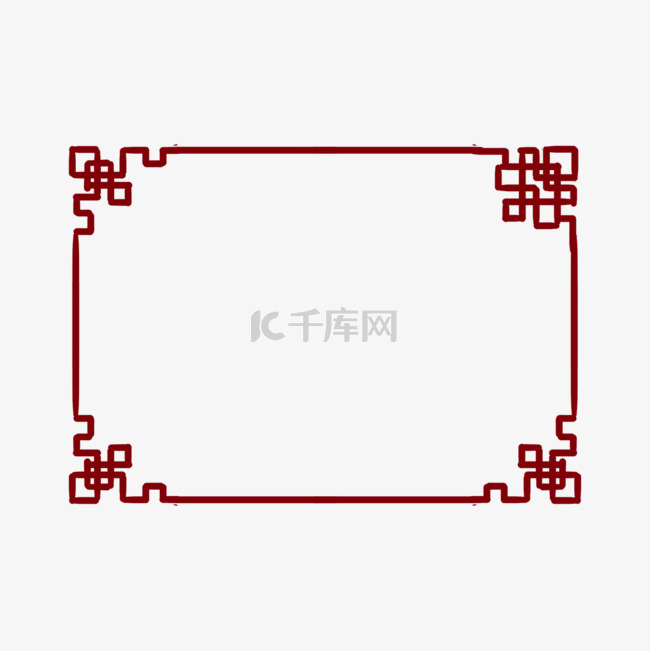 中国风线框