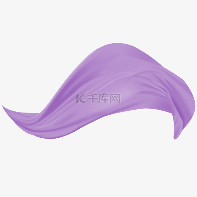 紫色绸缎紫绸绸带