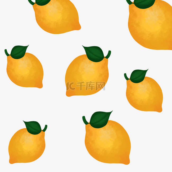 超大水果柠檬底纹