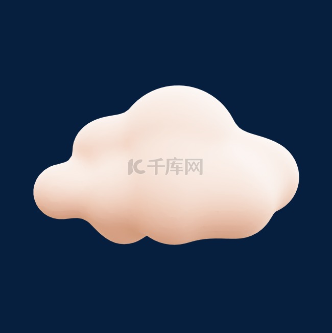 3DC4D立体彩色云云朵