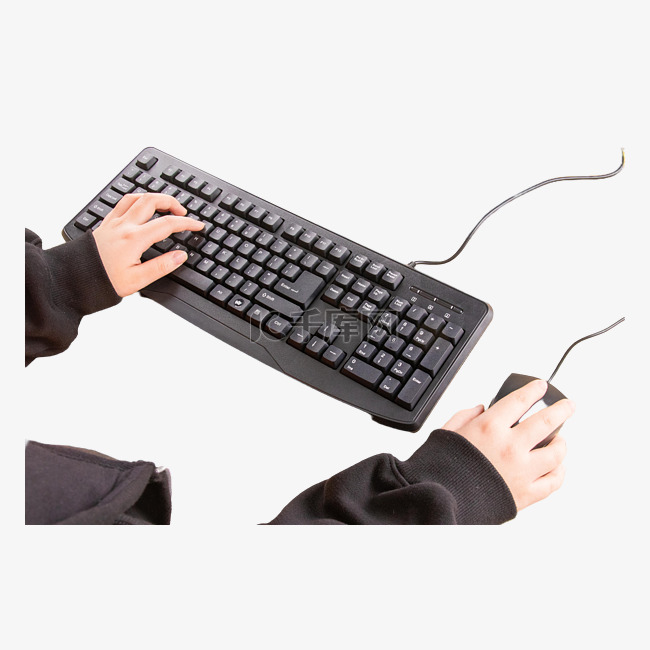 电脑键盘鼠标打字