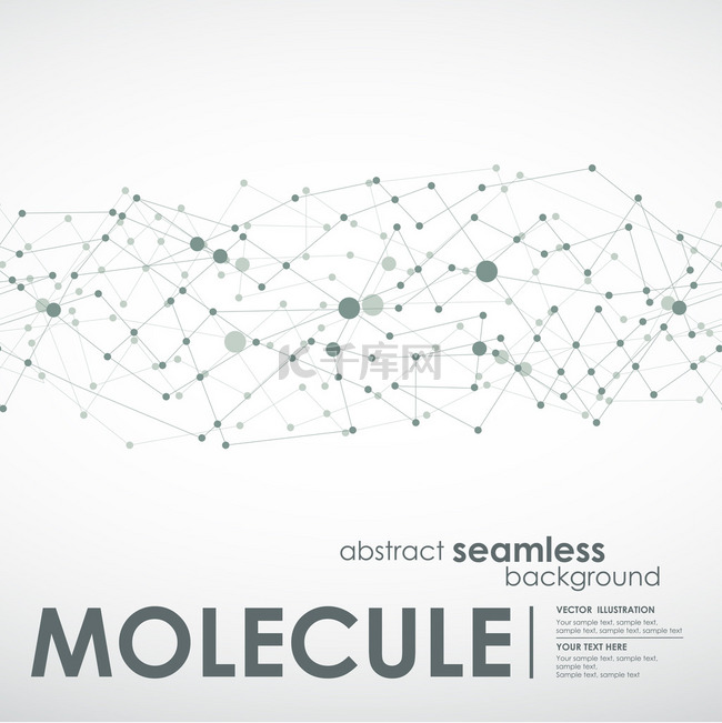 无缝的分子和通信背景
