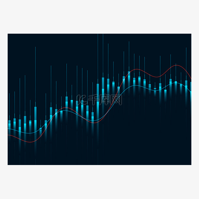 股市数据图背景