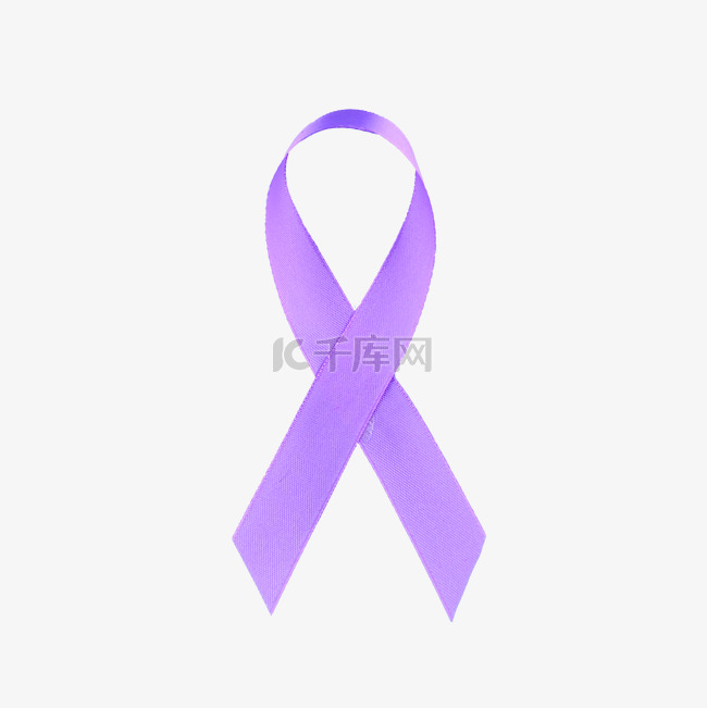 艾滋病疾病的紫色丝带