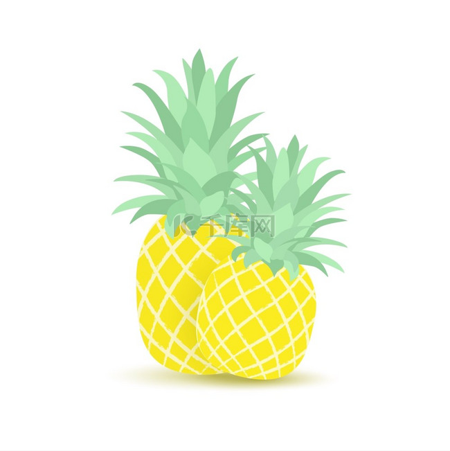 热带水果菠萝。