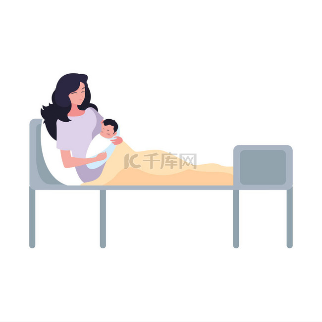 母亲和婴儿怀孕和分娩