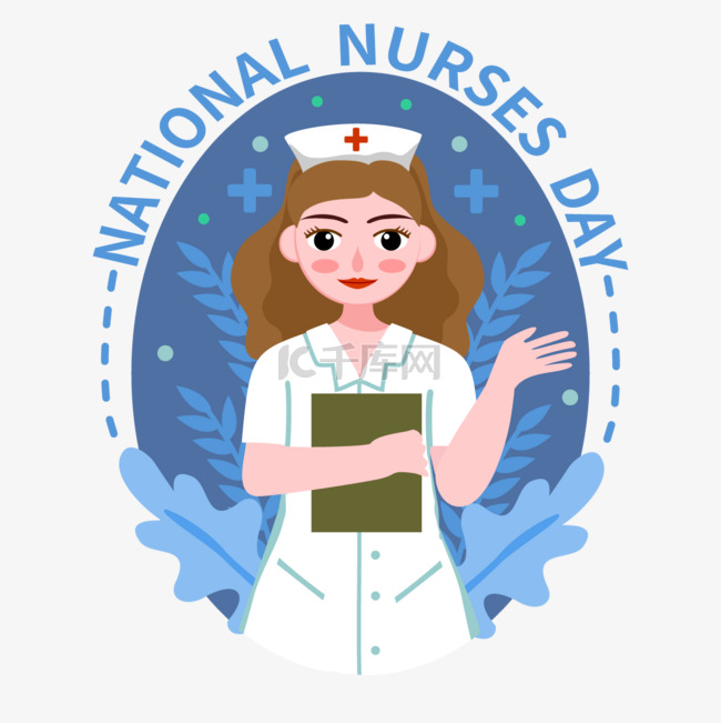 国际护士节长头发的女护士