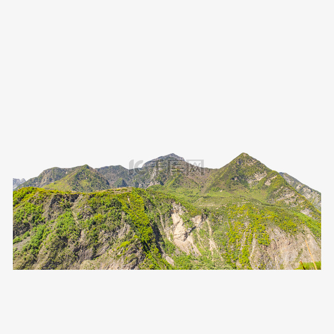 绿植山峦风景