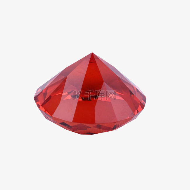 红色装饰钻石饰品珠宝