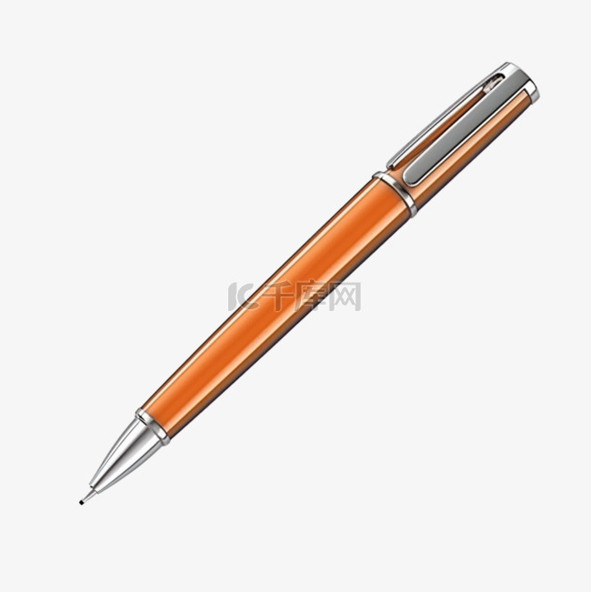 手绘插画风免抠元素自动铅笔