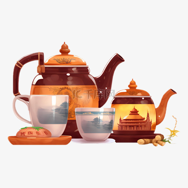 欧式卡通红茶茶具