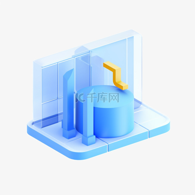 3D图标科技互联网免抠元素