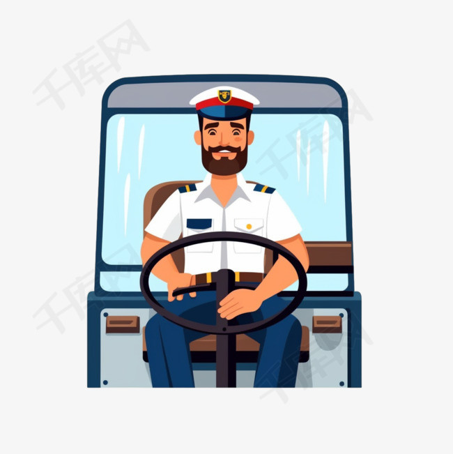 公交车司机概念插图