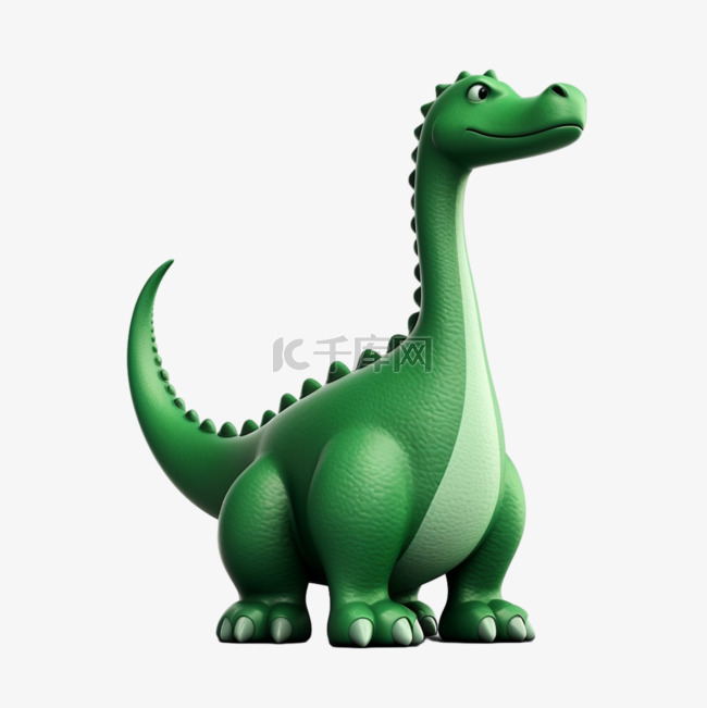 3D立体恐龙免扣元素
