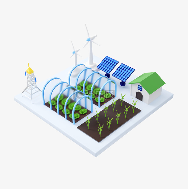 3D新能源农业场景