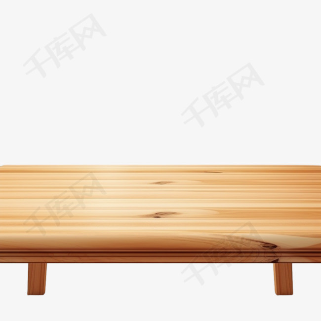 木桌前景，桌面前视