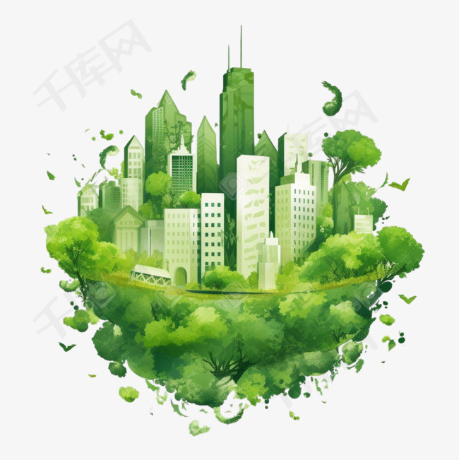 Ecology.绿色城市以环保
