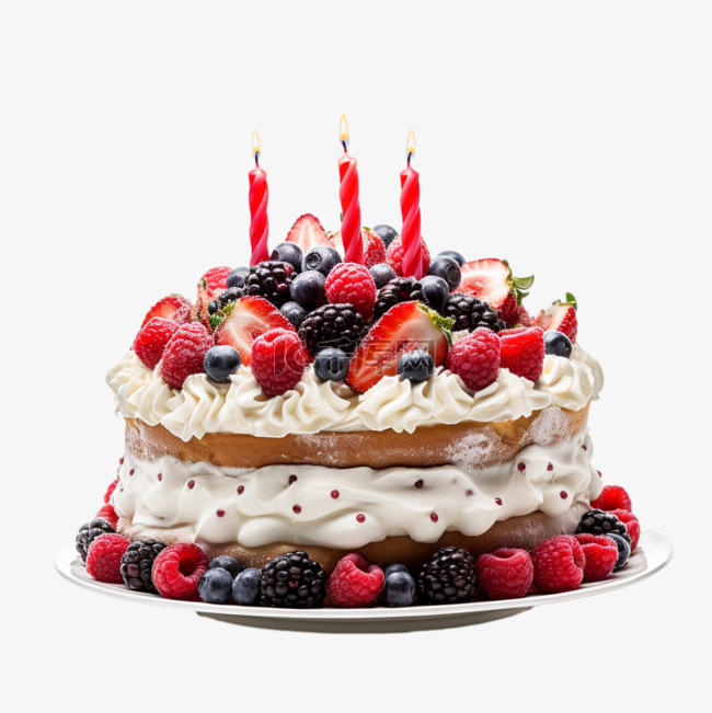 生日蛋糕甜点元素