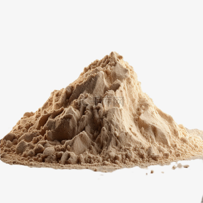 沙子白沙沙堆写实AI元素装饰图案