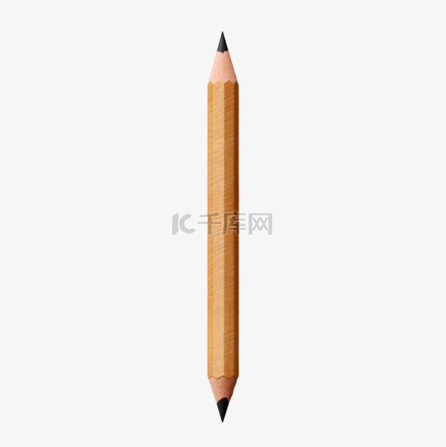 双头铅笔AI元素立体免扣图案