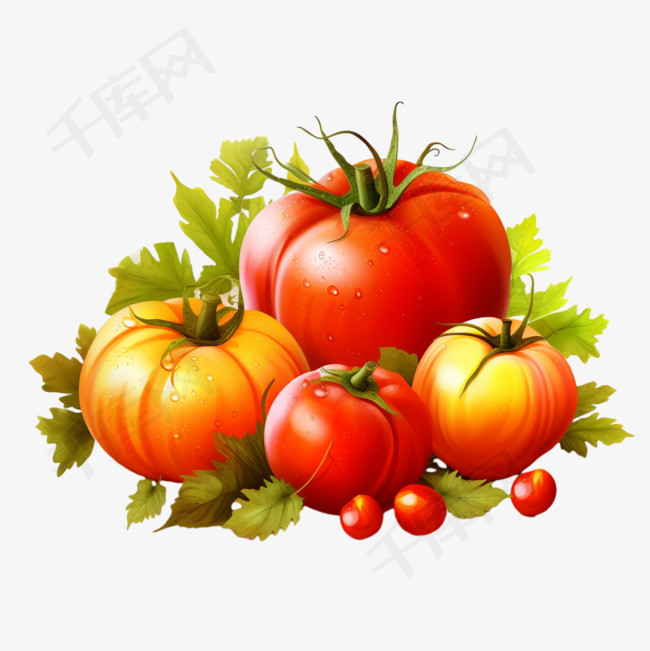 南瓜和西红柿