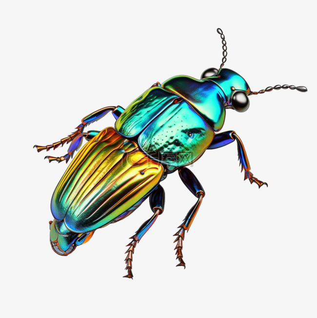萤火虫昆虫AI免扣3d装饰图案