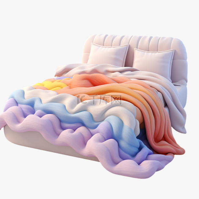 家具床上用品家电清新配色3D美