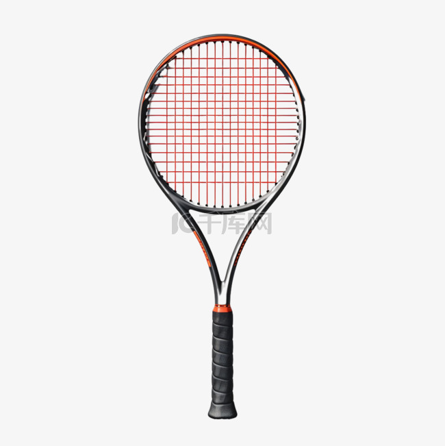 网球拍运动器材装饰免扣写实元素