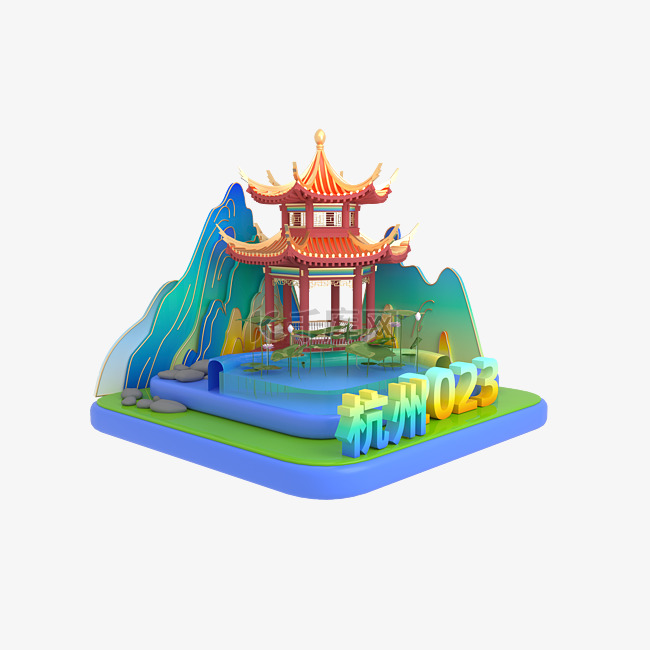 3D运动会杭州西湖
