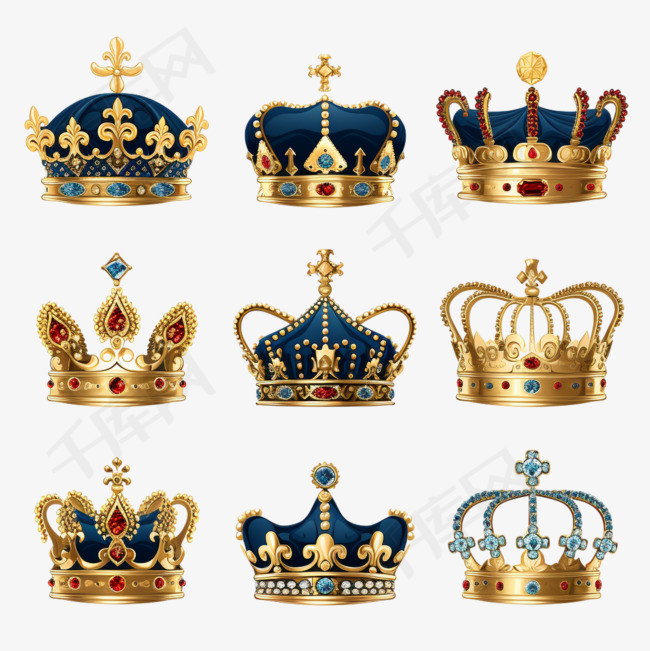 王室皇冠向量收藏