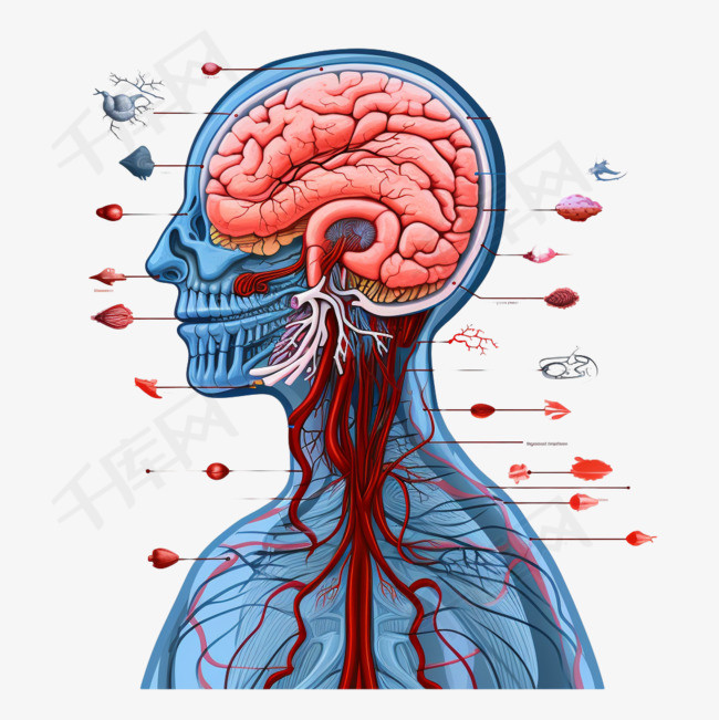 脑人体解剖学生物学器官身体系统