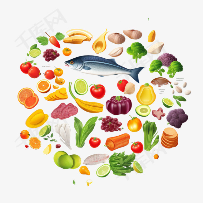 维生素食品信息图