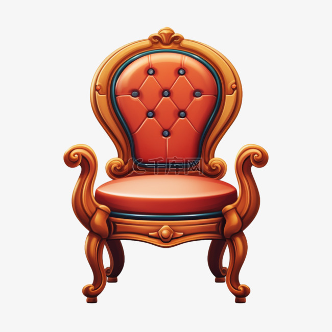 椅子欧式卡通座椅免扣元素装饰素