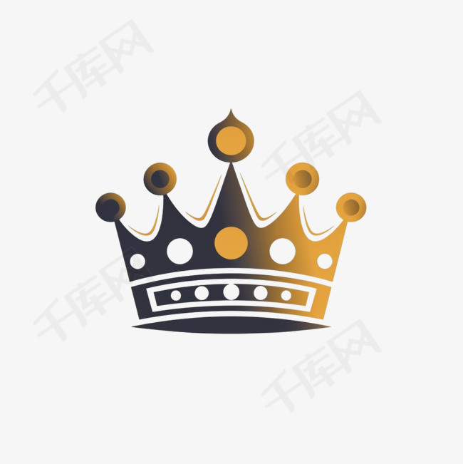 皇冠标志模板矢量图标插图设计