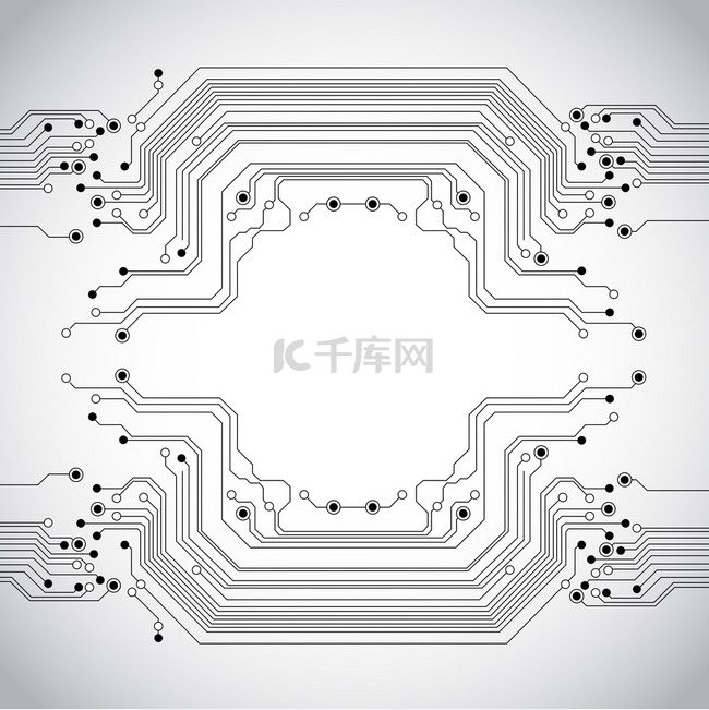 抽象电路板背景纹理