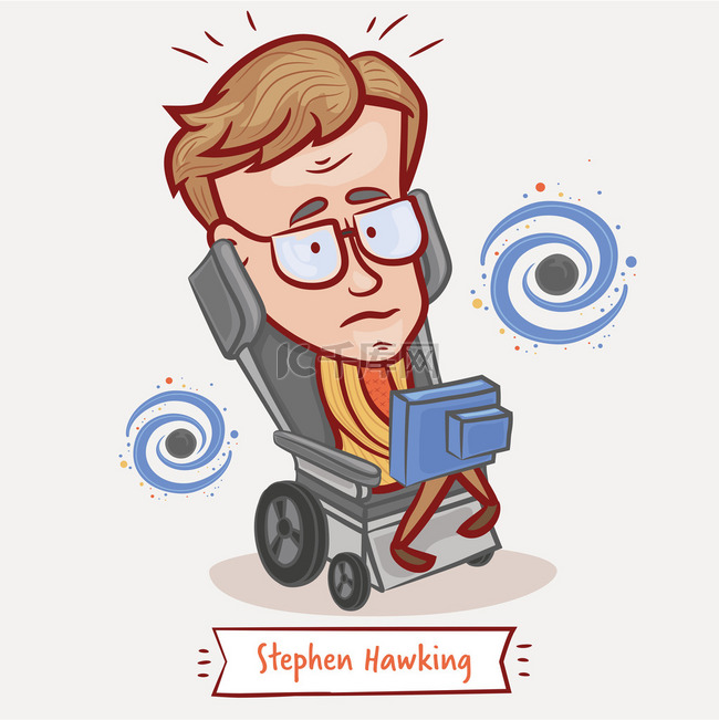 Stephen Hawking 的肖像