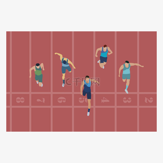 people running, vector illustration design