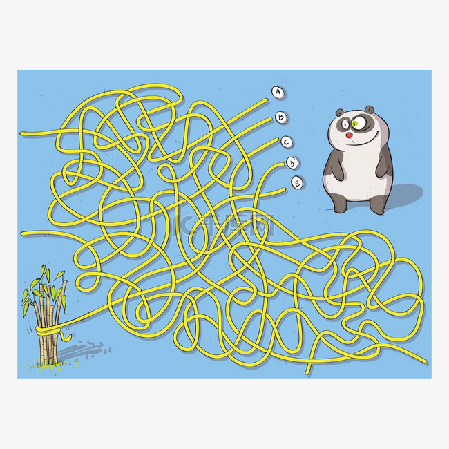 熊猫迷宫游戏