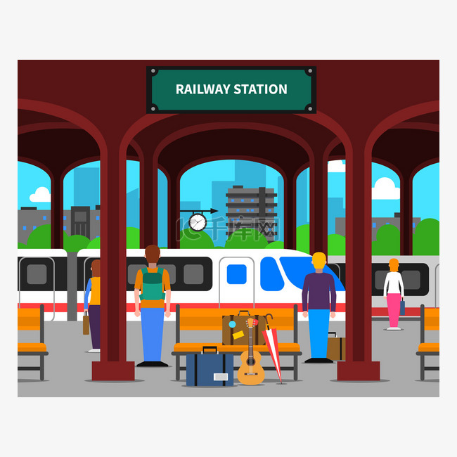 铁路车站图