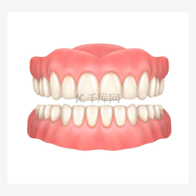 假牙或假牙矫形外科和牙医学的真
