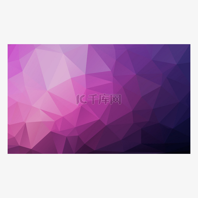 矢量几何多边形抽象紫色背景 