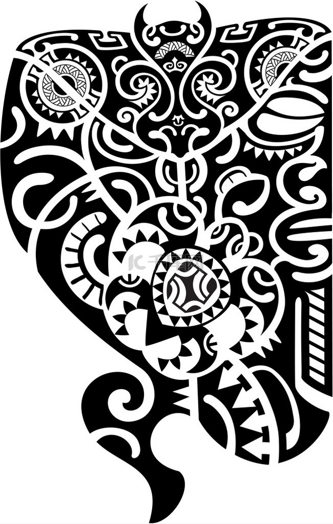 毛利人纹身设计