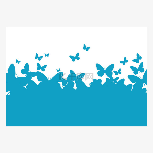 墙-纸蝴蝶的模板