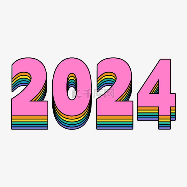 2024年潮流风贴纸