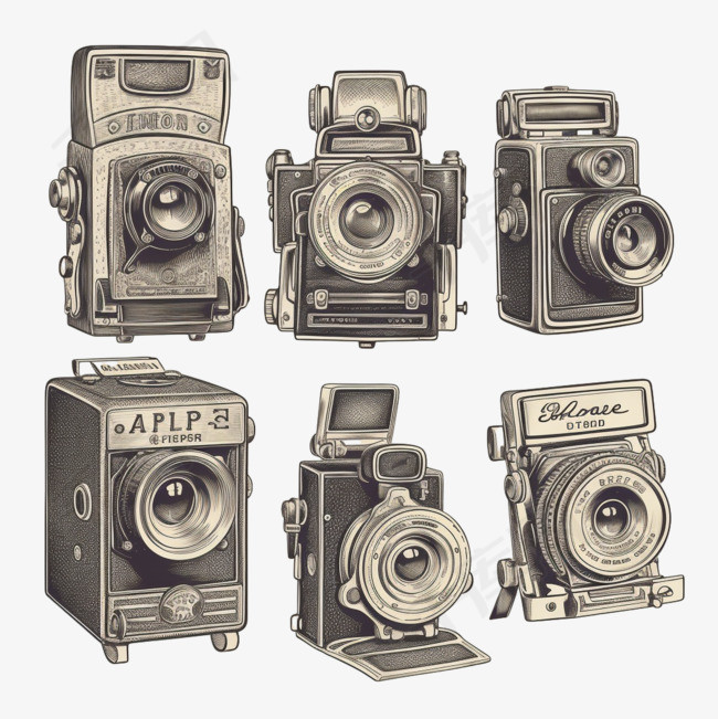 老式相机收藏