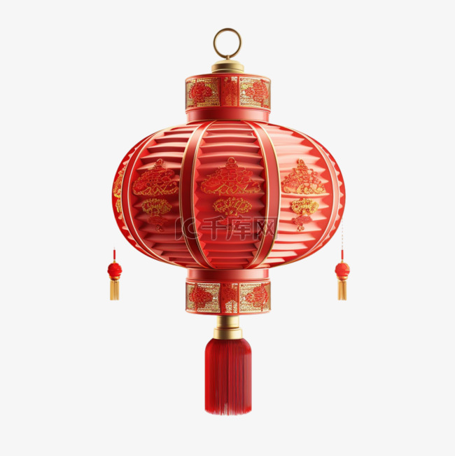 灯笼红色中国风热烈节日庆祝过年